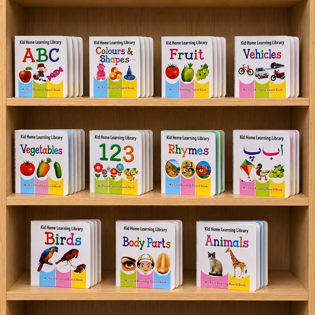 12 in 1 Little Learning Library Books for Montessori First Preschool Baby Early Learning Books for Kids