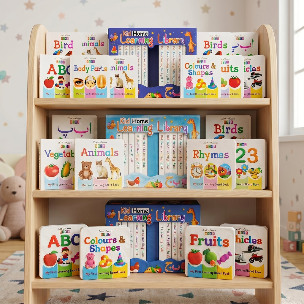 12 in 1 Little Learning Library Books for Montessori First Preschool Baby Early Learning Books for Kids
